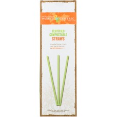 WORLD CENTRIC: Compostable Straws, 50 Count