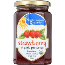 MEDITERRANEAN ORGANICS: Preserve Strawberry Organic, 13 oz