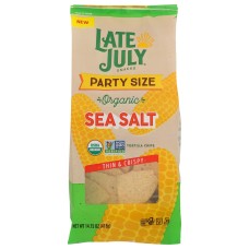 LATE JULY: Organic Restaurant Style Sea Salt Tortilla Chips, 14.75 oz