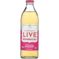 LIVE: Refreshing Rhuberry Kombucha, 12 oz