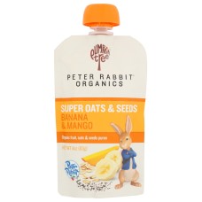 PETER RABBIT: Baby Food Banana Mango, 4 oz