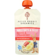 PETER RABBIT: Baby Food Banana Strawberry, 4 oz