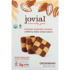 JOVIAL: Organic Checkerboard Einkorn Cookies, 8.8 oz