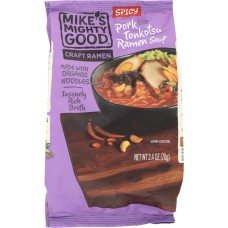 MIKES MIGHTY GOOD: Soup Ramen Pork Spicy, 2.4 oz
