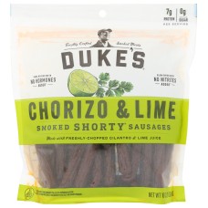DUKES: Sausages Chorizo Lime, 16 oz