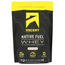 ASCENT: Whey Protein Native Vanil, 2 lb