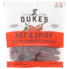 DUKES: Sausage Smoked Hot & Spicy, 16 oz