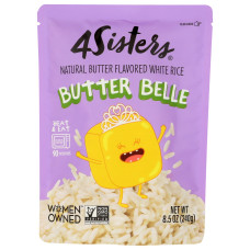 4SISTERS: Butter Belle Flavored White Rice, 8.5 oz