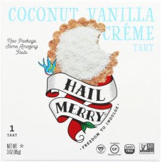 HAIL MERRY: Coconut Vanilla Cream Miracle Tart, 3 oz