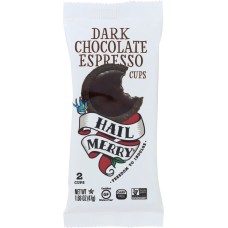 HAIL MERRY: Dark Chocolate Espresso Mini Tarts, 1.65 oz