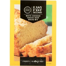 JUST IN TIME GOURMET: White Cheddar Cheese Beer Bread Mix, 17.28 oz