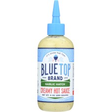 BLUE TOP BRAND: Creamy Hot Sauce Garlic Hatch, 9 oz