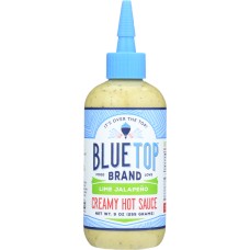 BLUE TOP BRAND: Creamy Hot Sauce Lime Jalapeno, 9 oz