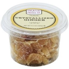 CREATIVE SNACK: Cup Ginger Crystallized, 9.5 oz