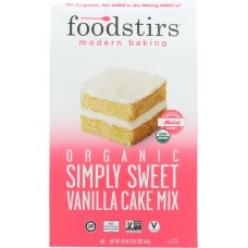 FOODSTIRS: Baking Mix Vanilla Cake, 20 oz