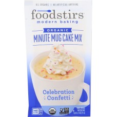 FOODSTIRS: Mix Mug Cake CELB CONFTTI, 2.54 oz