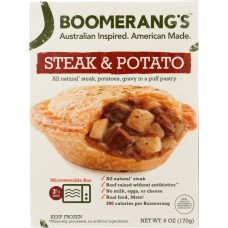 BOOMERANGS: Steak and Potato Pie, 6 oz