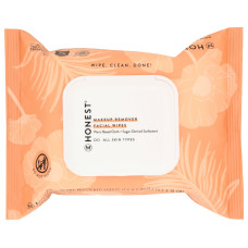 THE HONEST COMPANY: Makeup Remover Facial Wipes, 30 ea