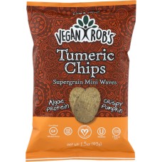 VEGANROBS: Turmeric Chips, 1.5 oz