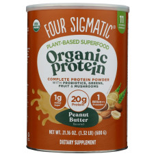 FOUR SIGMATIC: Protein Plant Peanut Butter, 21.16 oz