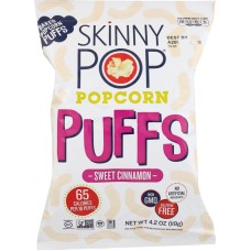 SKINNY POP: Puffs Sweet Cinnamon, 4.2 oz