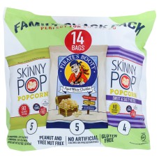 SKINNY POP: Popcorn Family Pack, 8.2 oz