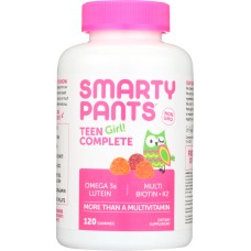 SMARTYPANTS: Vitamin Teen Girl Complete, 120 pc