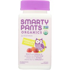 SMARTYPANTS: Organic Toddler Complete Vitamin, 45 ea