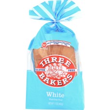 THREE BAKERS: Whole Grain Gluten-Free White Bread, 17 oz