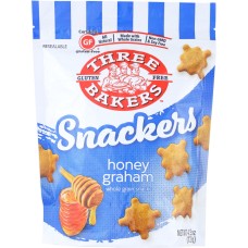 THREE BAKERS: Snack Honey Graham Gluten Free, 4.5 oz