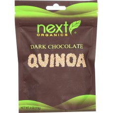 NEXT ORGANICS: Quinoa Dark Chocolate Organic, 4 oz