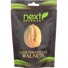 NEXT ORGANICS: Chocolate Covered Walnut Dark, Organic, 4 oz