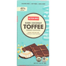 ALTER ECO: Organic Chocolate Dark Coconut Toffee, 2.82 oz