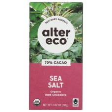 ALTER ECO: Chocolate Organic Deep Dark Sea Salt, 2.82 oz