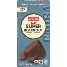 ALTER ECO: Chocolate Bar Super Blackout Organic, 2.65 oz