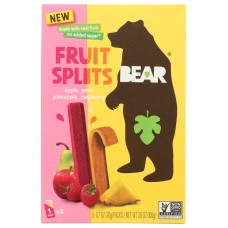 BEAR YOYO: Fruit Splits Apple Pear Pineapple Raspberry, 3.5 oz