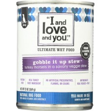 I&LOVE&YOU: Dog Food Can Gobble It Up Stew, 13 oz