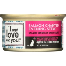 I&LOVE&YOU: Salmon Chanted Evening Stew Cat Food Can, 3 oz