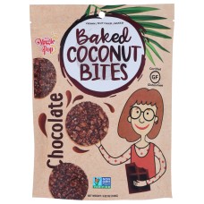 KIM'S MAGIC POP: Baked Coconut Bites Chocolate, 3.52 oz