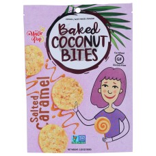 KIM'S MAGIC POP: Baked Coconut Bites Salted Caramel, 3.52 oz
