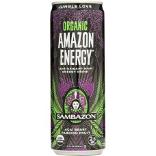 SAMBAZON: Amazon Energy Acai Berry Passion Fruit, 12 fl oz