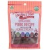 TENDER AND TRUE: Dog Treat Pork Jerky Org, 4 OZ