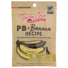TENDER AND TRUE: Pb and Banana Dog Treats, 4 oz