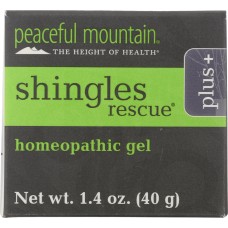 PEACEFUL MOUNTAIN: Shingles Rescue Plus + Homeopathic Gel, 1.4 oz