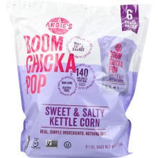 ANGIES: Sweet & Salty Kettle Corn 6 ct, 6 oz