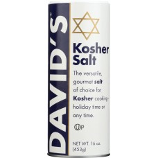 DAVIDS: Kosher Salt, 16 oz
