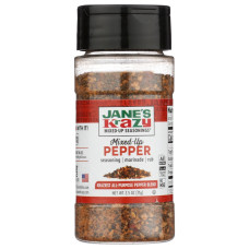 JANES KRAZY MIXED UP SEASONINGS: Pepper Krazy Mixed, 2.5 oz
