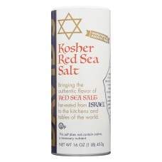 DAVID'S: Kosher Red Sea Salt, 16 oz