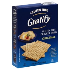GRATIFY: Cracker Thins Original, 7 oz
