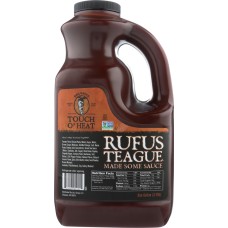 RUFUS TEAGUE: Touch O' Heat BBQ Sauce, 1 ga